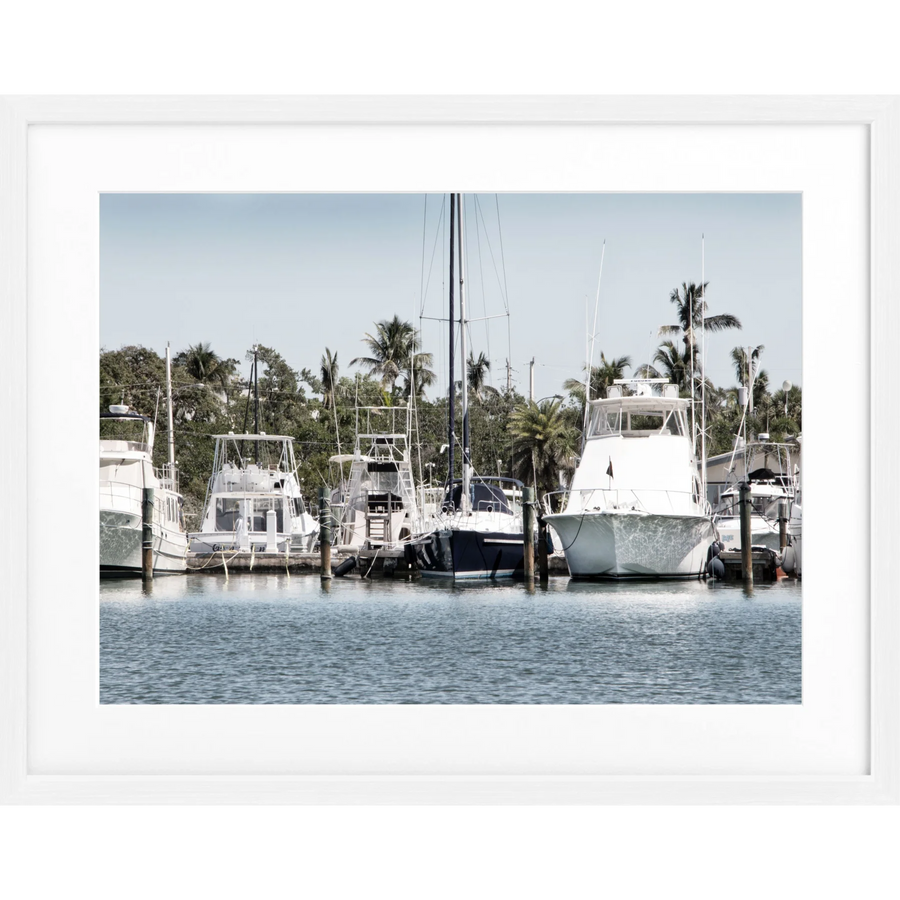 Poster Florida Key West ’Boat’ FL12 - Weiss 1.5cm / S