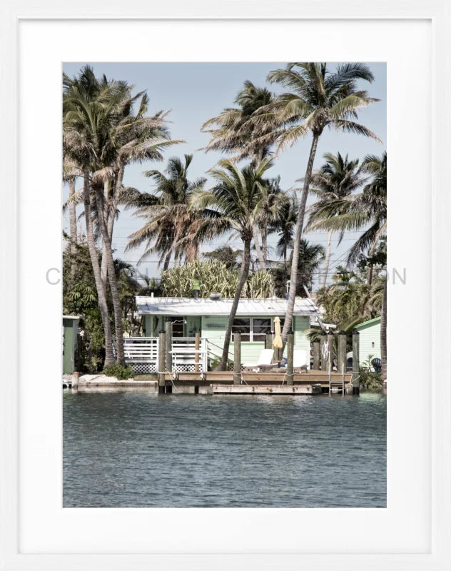 Poster Florida Keys FL18 - Weiss 1.5cm / S (25cm x 31cm)