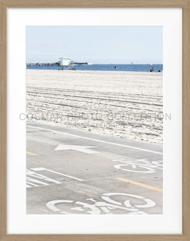 Poster Kalifornien ’Huntington Beach’ K139 - Eiche