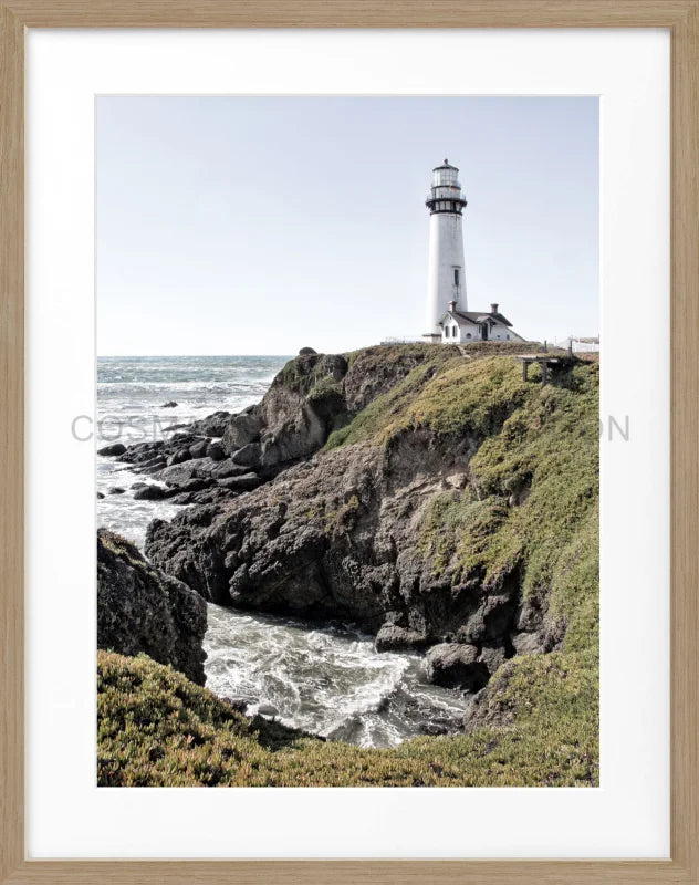 Poster Kalifornien ’Lighthouse’ L07 - Eiche Furnier