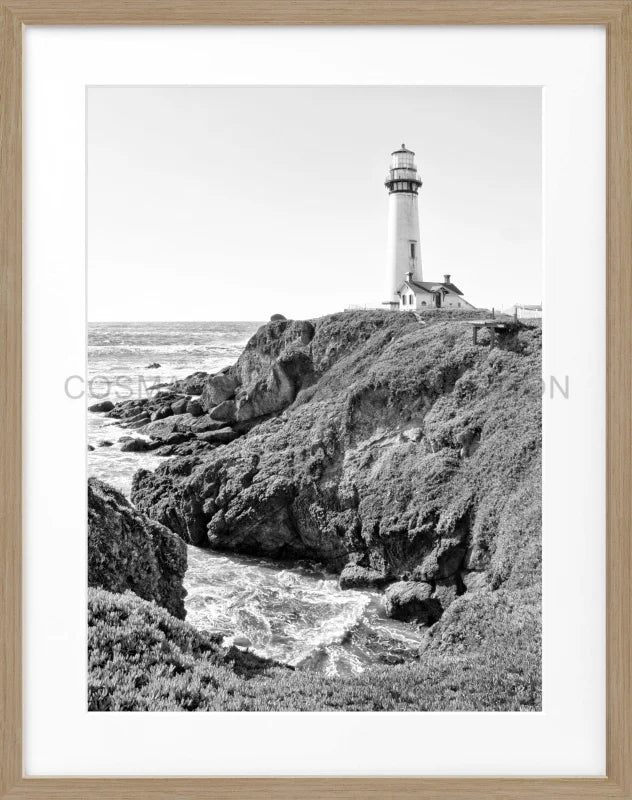 Poster Kalifornien ’Lighthouse’ L07 - Eiche Furnier