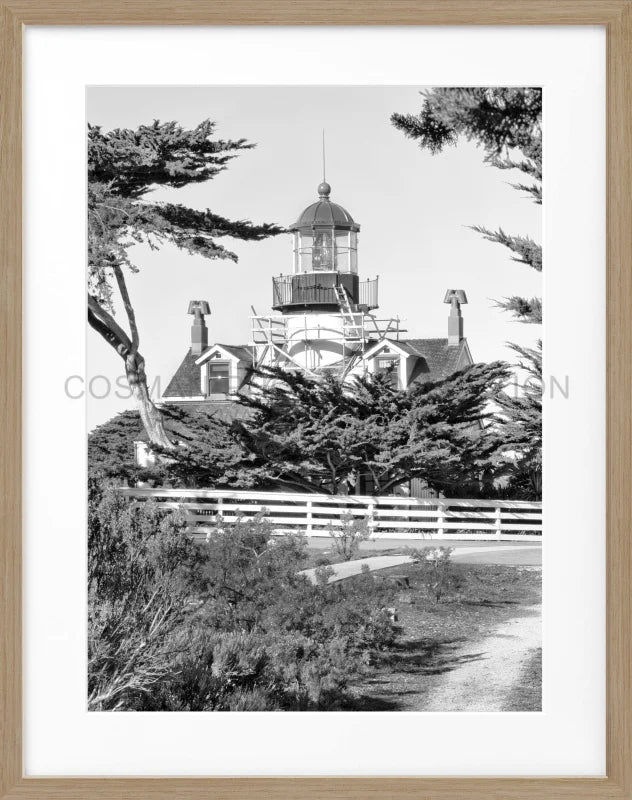 Poster Kalifornien ’Lighthouse’ L09 - Eiche Furnier
