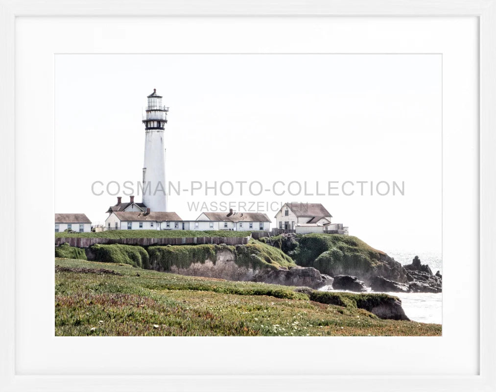 Poster Kalifornien ’Lighthouse’ L10 - Weiss 1.5cm