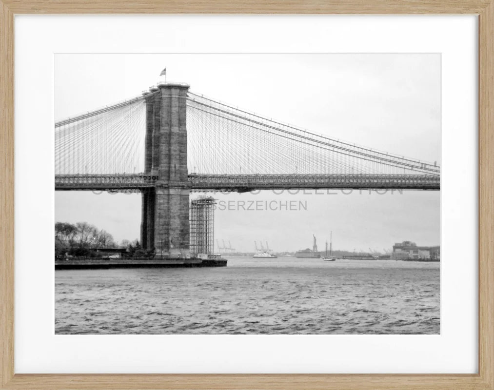 Poster New York ’Brooklyn Bridge’ NY69 - Eiche Furnier