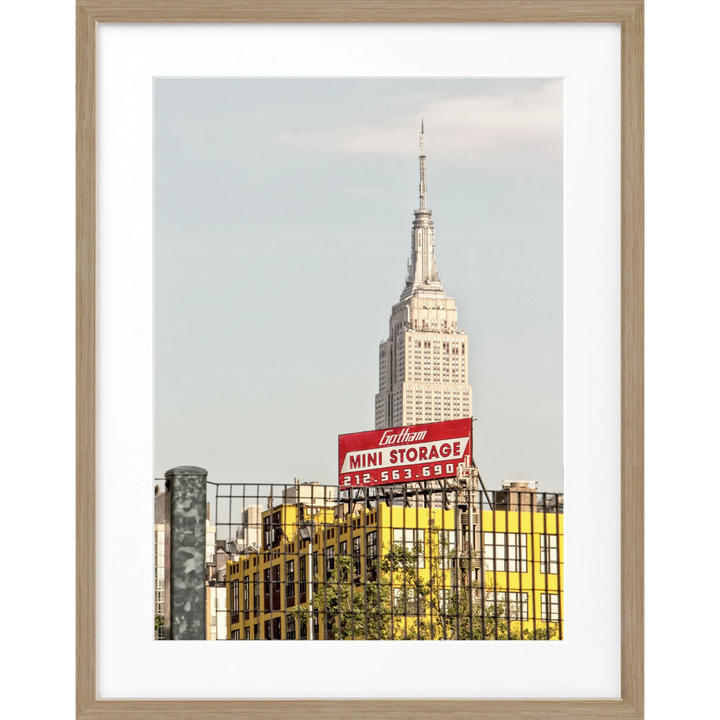 Poster New York ’Empire State Building’ NY117 - Eiche