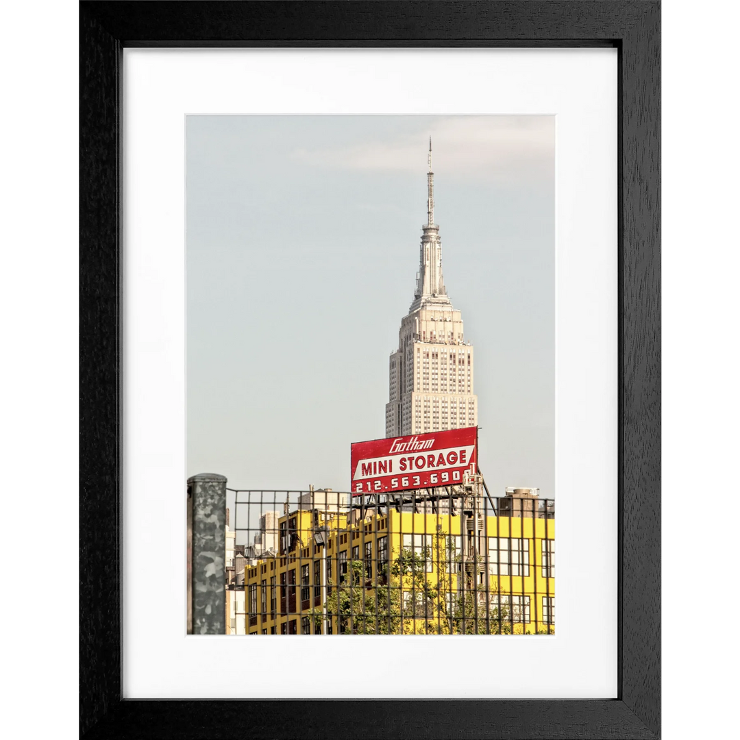 Poster New York ’Empire State Building’ NY117 - Schwarz