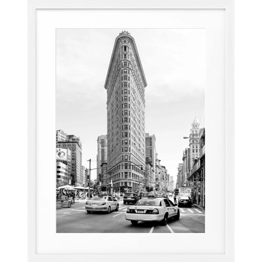 Poster New York ’Flatiron Building’ NY48 - Weiss 1.5cm