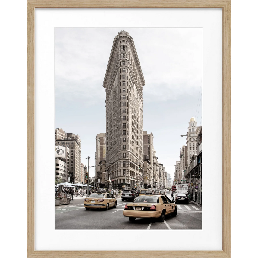 Poster New York ’Flatiron Building’ NY48 - Eiche