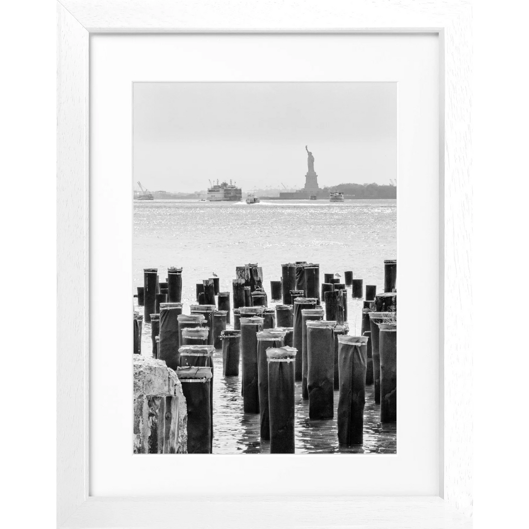 Poster New York NY107 - Weiss 3cm / S (25cm x 31cm) Motiv: