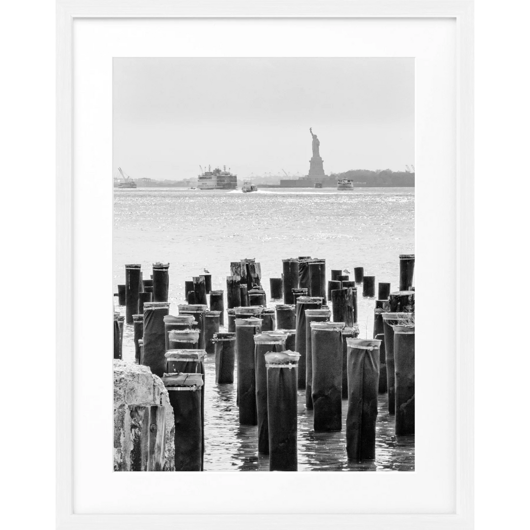 Poster New York NY107 - Weiss 1.5cm / S (25cm x 31cm)