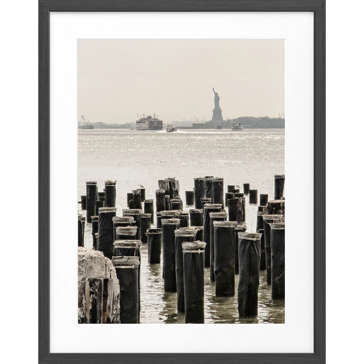 Poster New York NY107 - Schwarz matt 1.5cm / S (25cm x