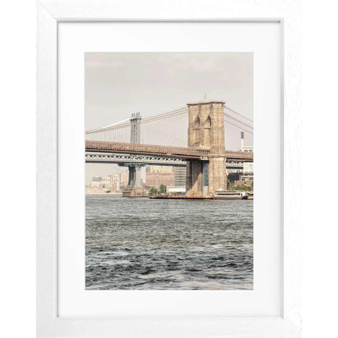 Poster New York NY111 - Weiss 3cm / S (25cm x 31cm) Motiv: