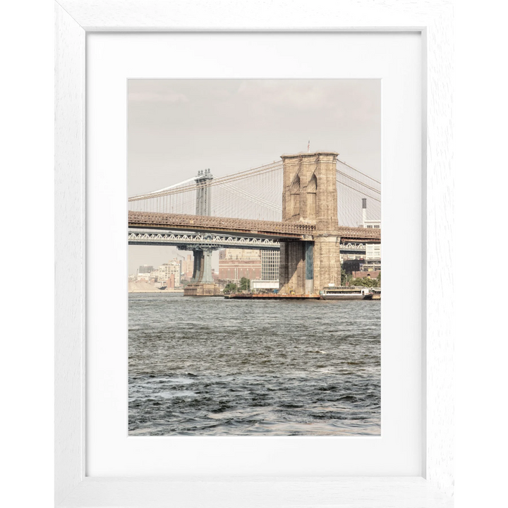 Poster New York NY111 - Weiss 3cm / S (25cm x 31cm) Motiv: