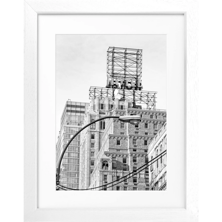 Poster New York NY120 - Weiss 3cm / S (25cm x 31cm) Motiv: