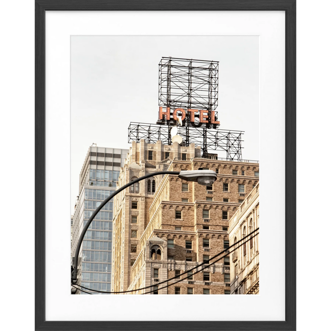 Poster New York NY120 - Schwarz matt 1.5cm / S (25cm x
