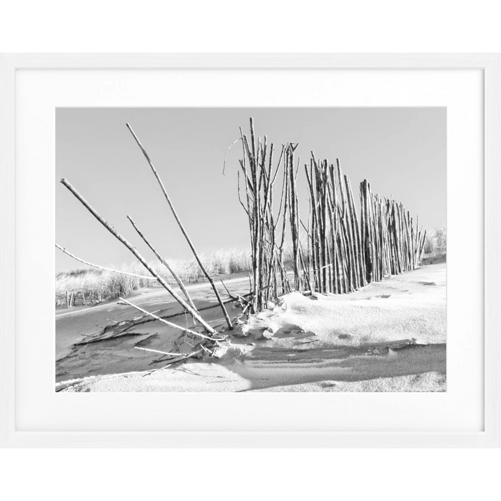 Poster ’Beach’ Sylt SY70 - Weiss 1.5cm / S (25cm x