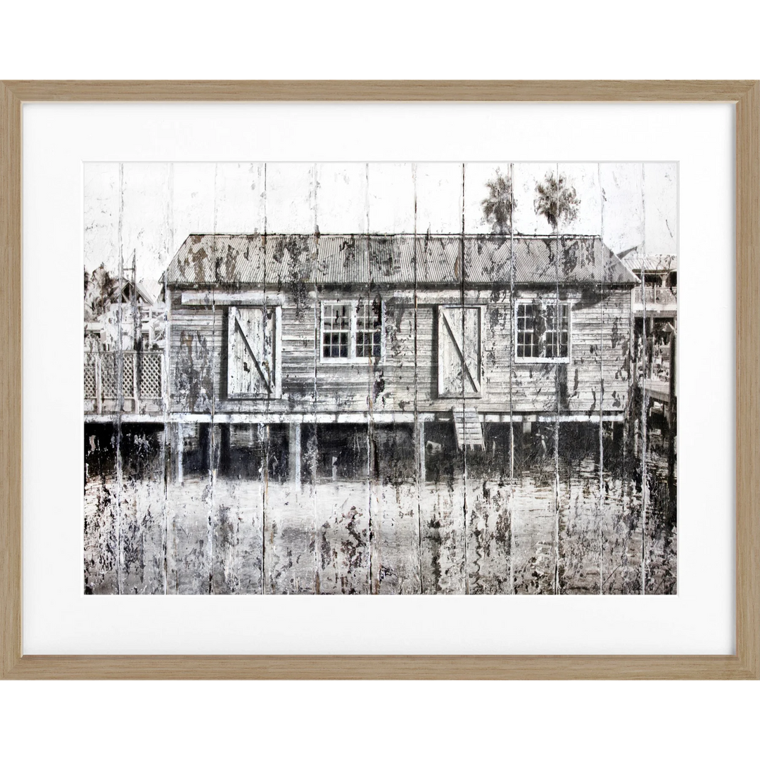 Poster ’Boat House’ Key West GM74 - Eiche Furnier 1.5cm