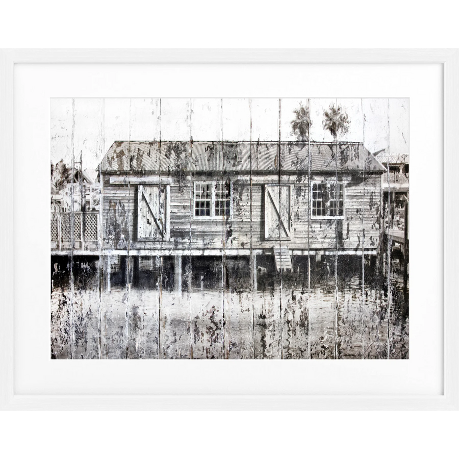 Poster ’Boat House’ Key West GM74 - Weiss 1.5cm / S