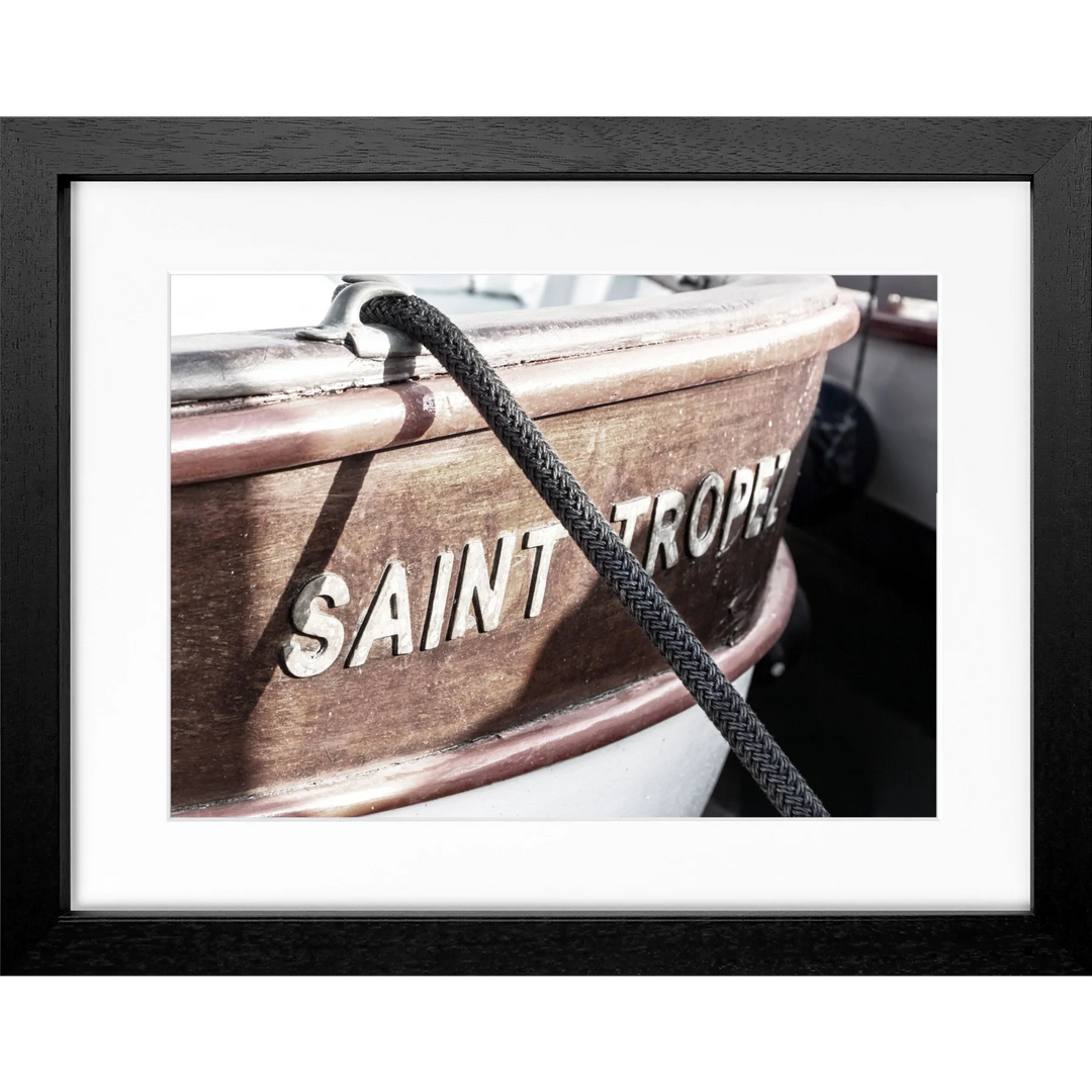 Poster ’Boot’ Saint Tropez ST06 - Schwarz 3cm / S (31cm