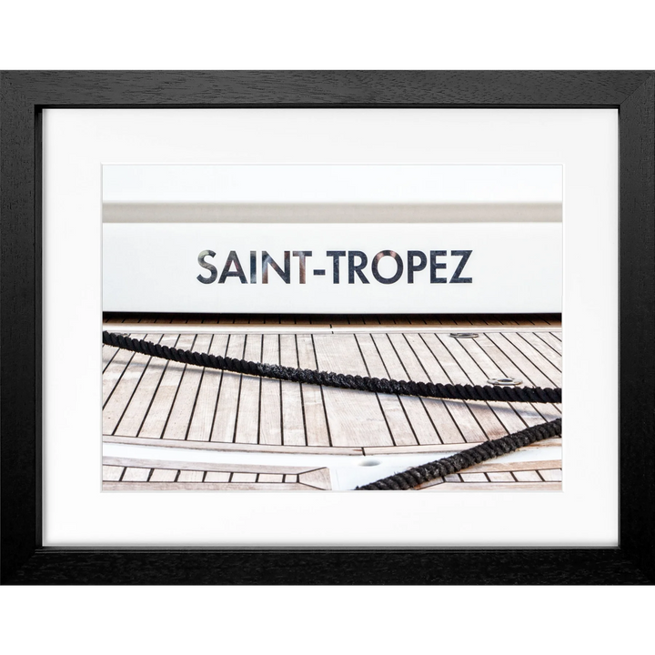 Poster ’Boot’ Saint Tropez ST09 - Schwarz 3cm / S (31cm