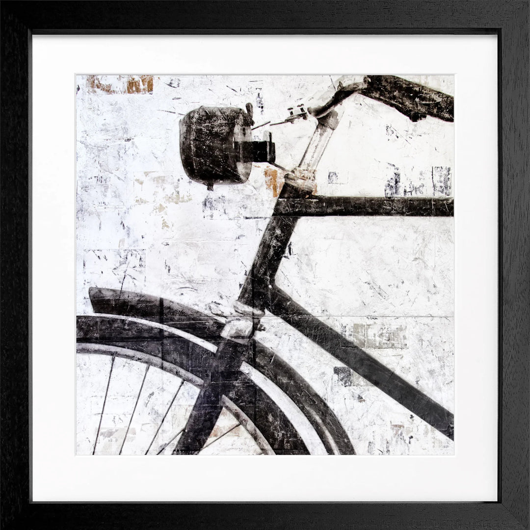 Poster ’Fahrrad’ GM16Q - Rahmenfarbe: schwarz matt
