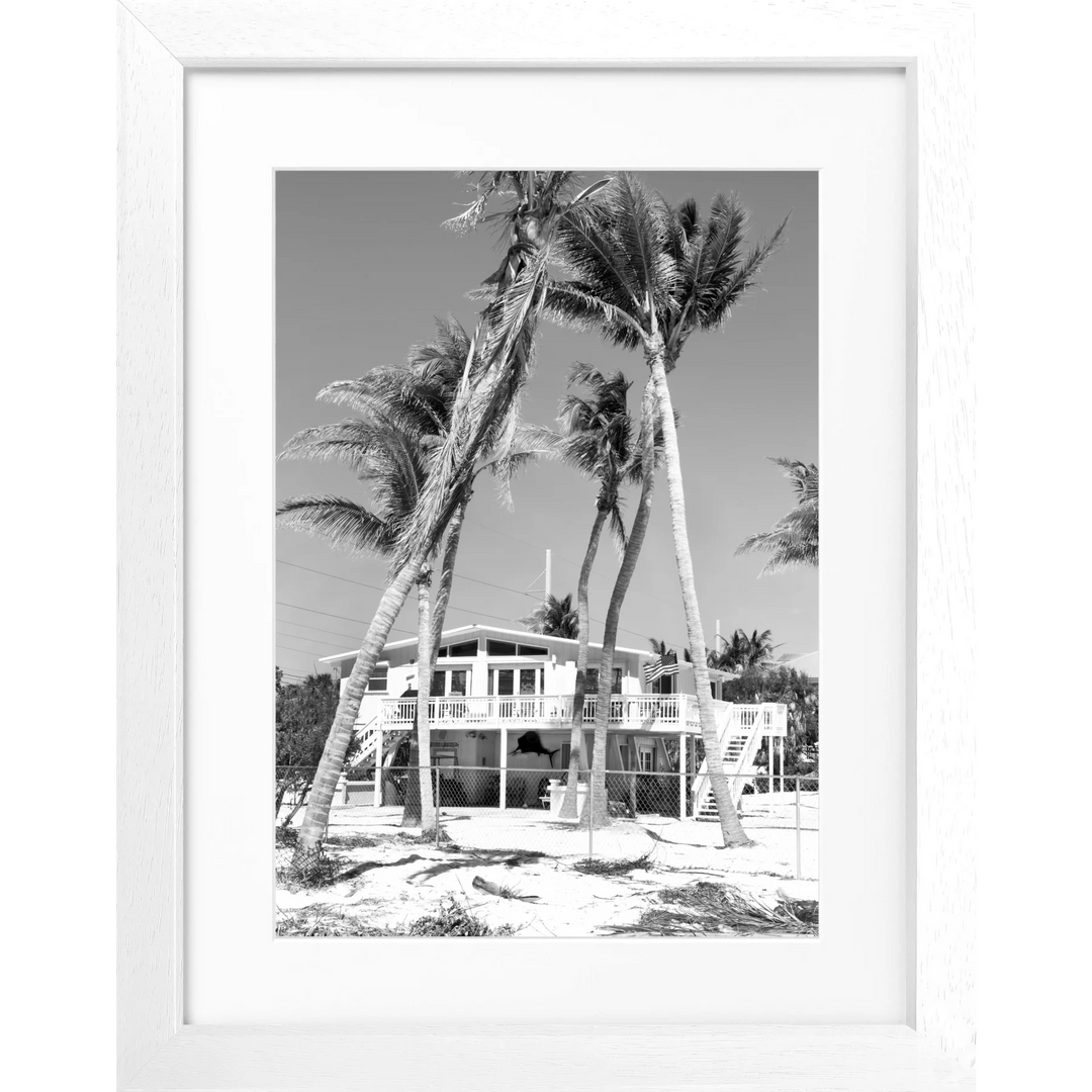 Poster Florida Key West ’Beach House’ FL26 - Weiss 3cm