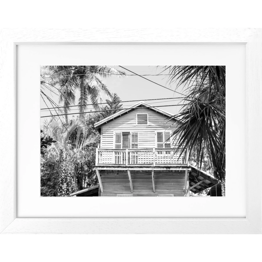 Poster Florida Key West ’Beach House’ FL46 - Weiss 3cm