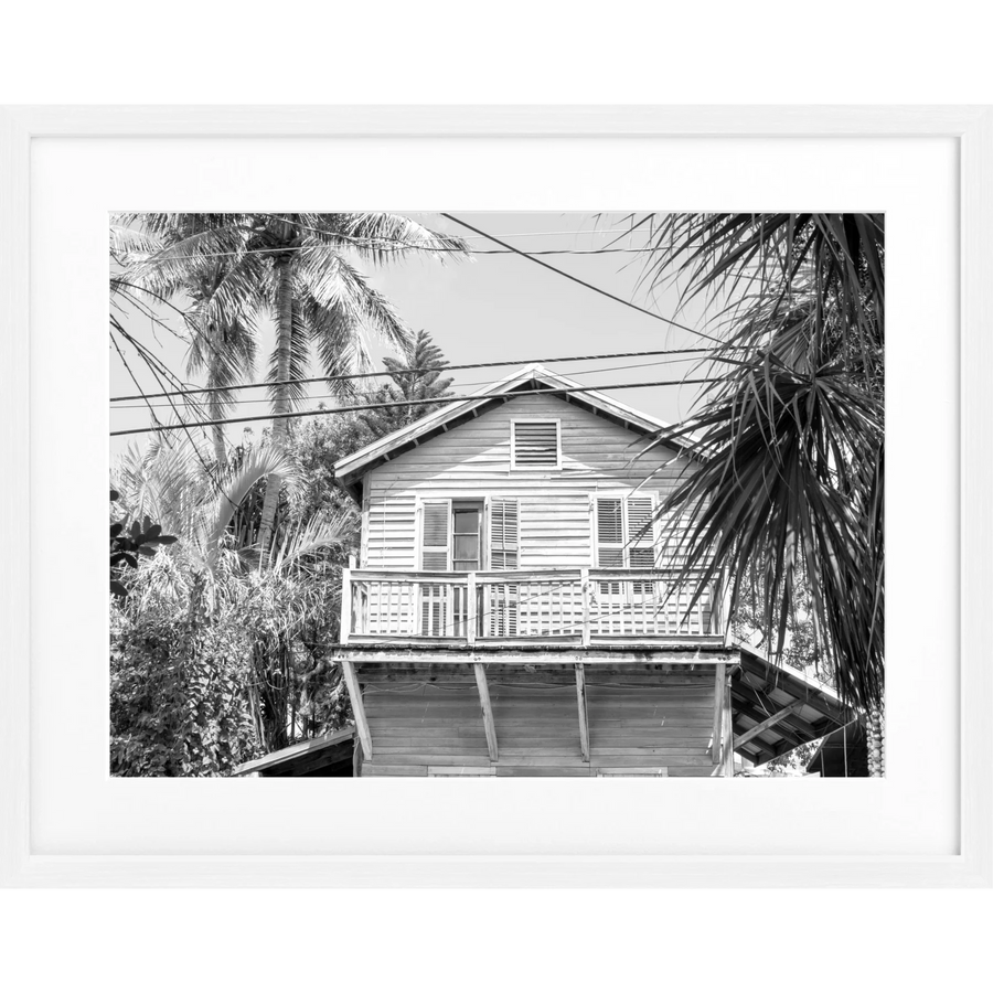 Poster Florida Key West ’Beach House’ FL46 - Weiss