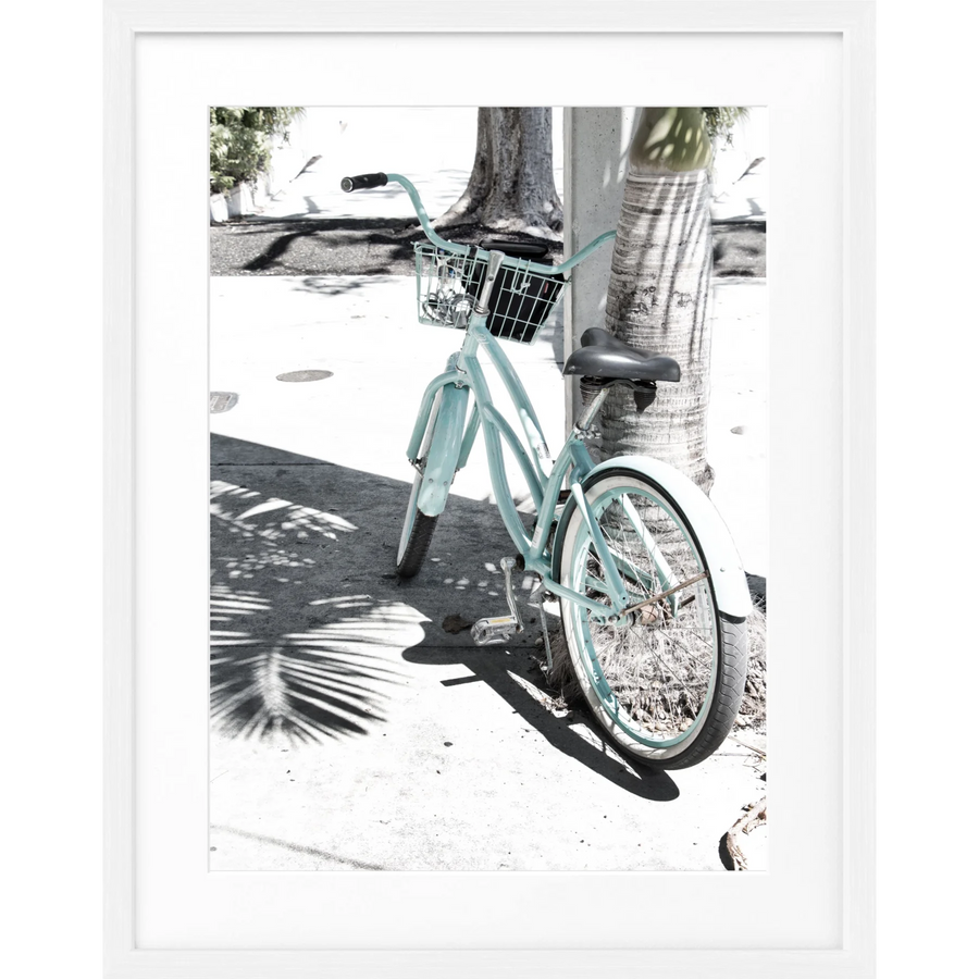 Poster Florida Key West ’Bike’ FL29 - Weiss 1.5cm / S