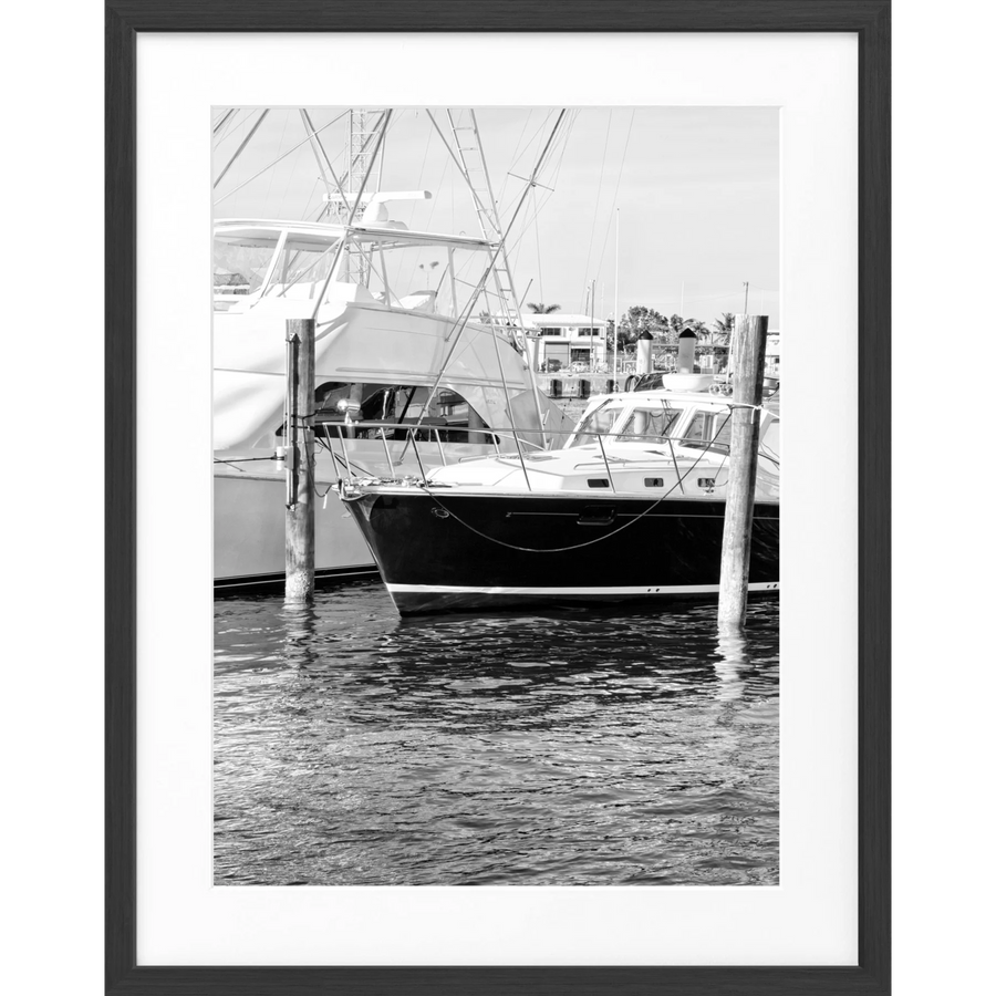 Poster Florida Key West ’Boat’ FL19 - Schwarz matt
