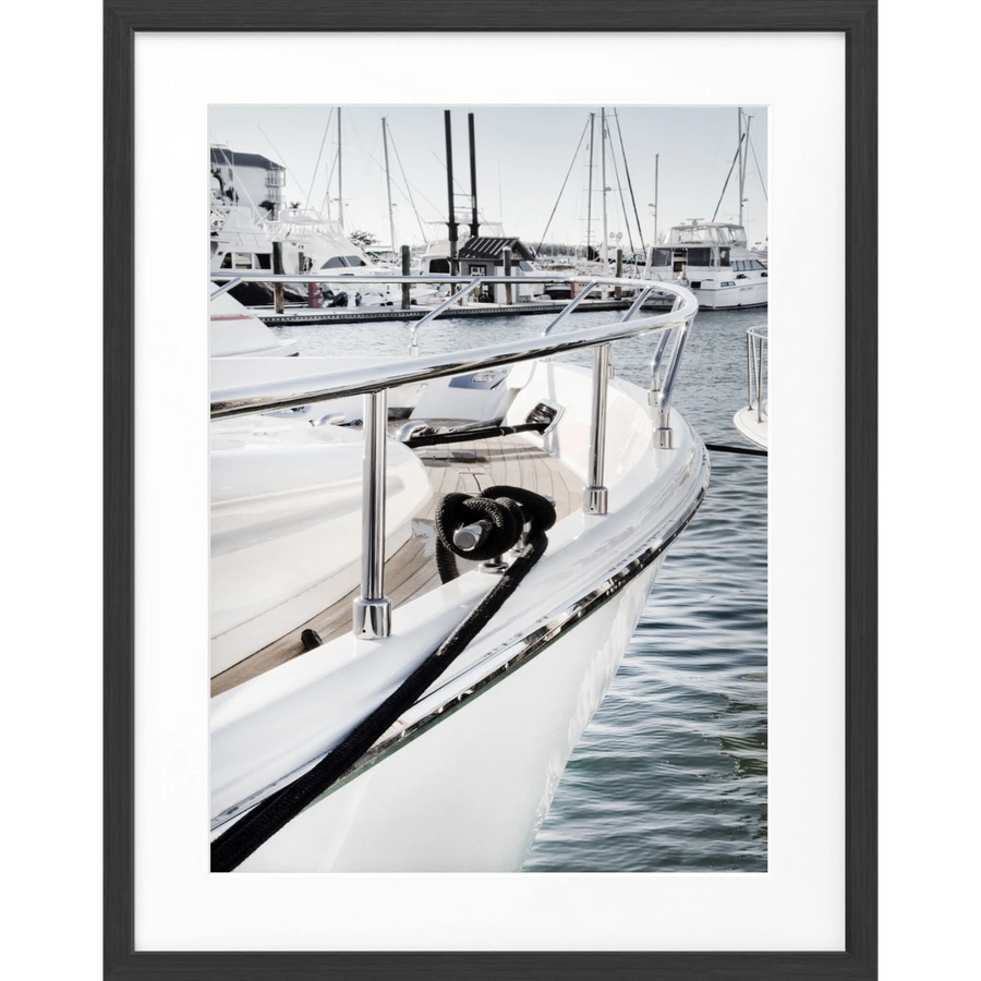 Poster Florida Key West ’Boat’ FL37 - Schwarz matt