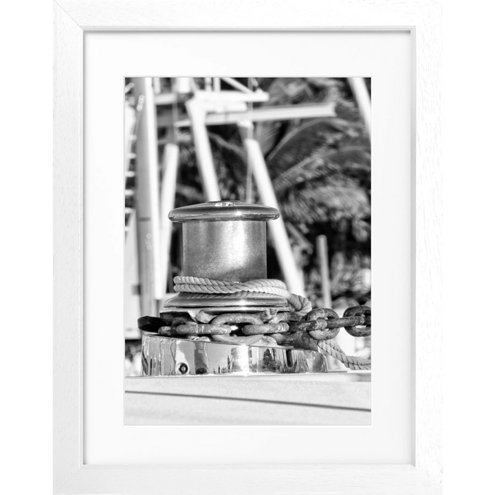 Poster Florida Key West ’Boat’ FL45 - Weiss 3cm / S