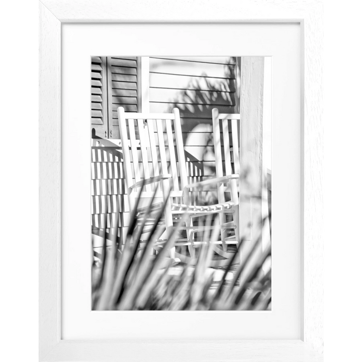 Poster Florida Key West ’Deckchair’ FL24 - Weiss 3cm