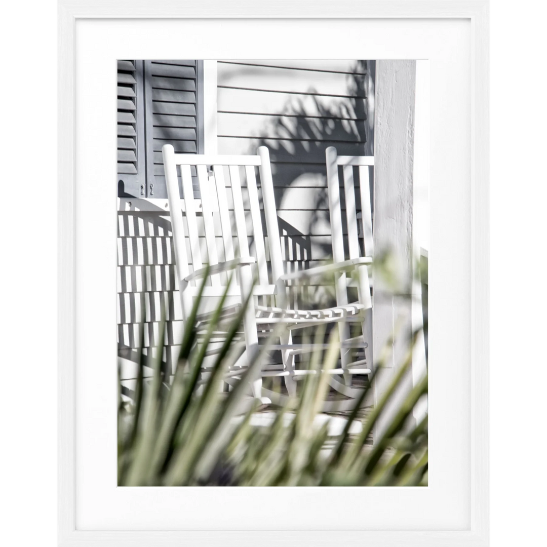 Poster Florida Key West ’Deckchair’ FL24 - Weiss 1.5cm
