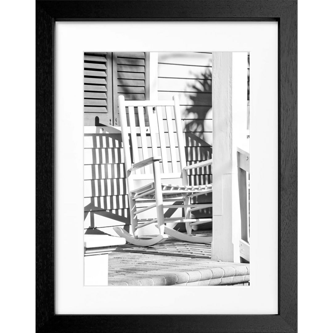 Poster Florida Key West ’Deckchair’ FL27 - Schwarz 3cm
