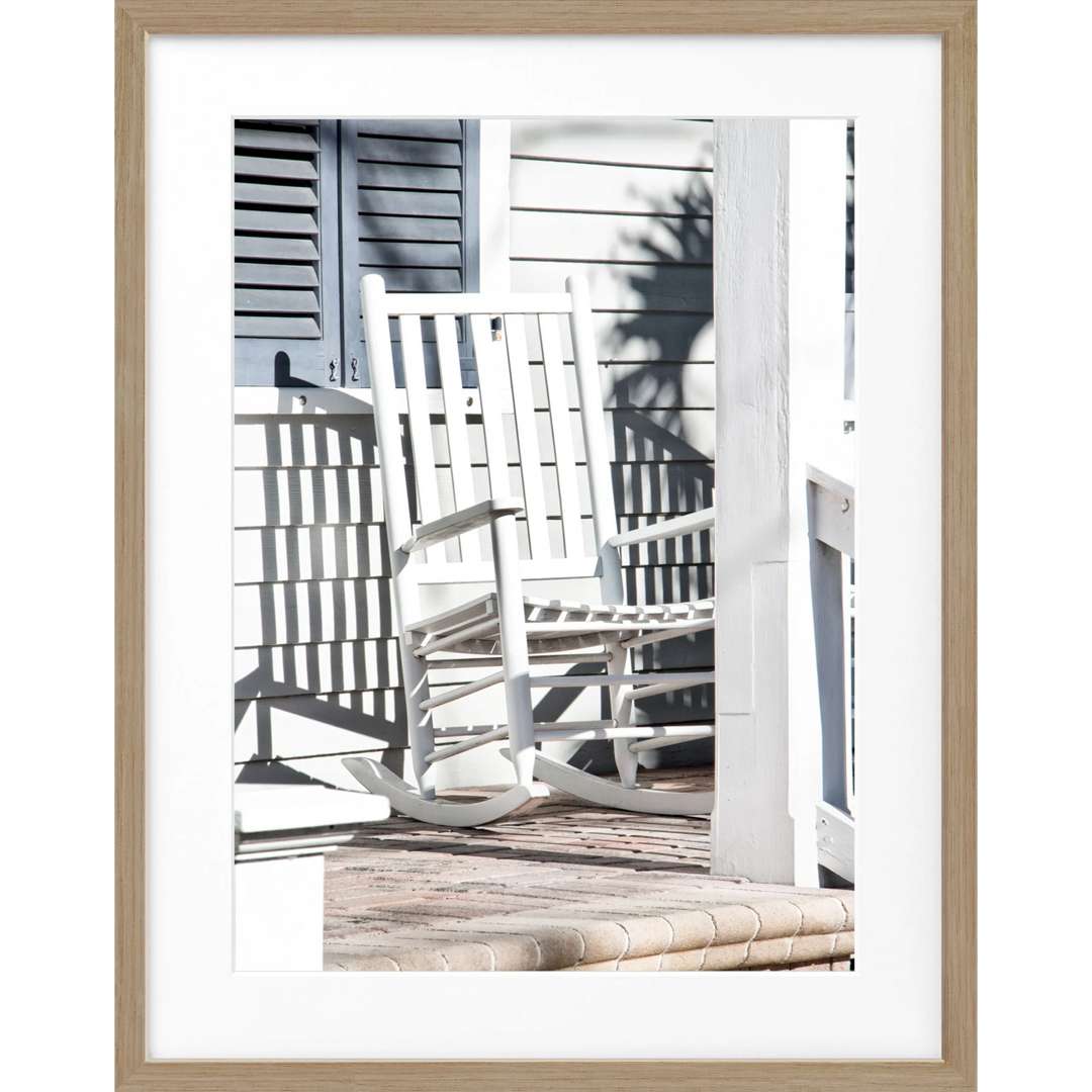 Poster Florida Key West ’Deckchair’ FL27 - Eiche