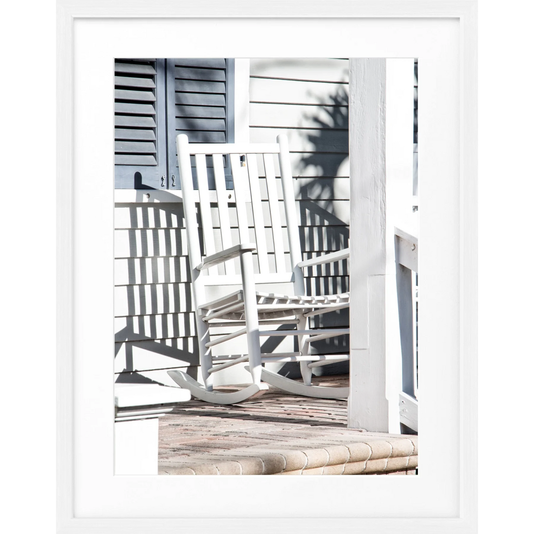 Poster Florida Key West ’Deckchair’ FL27 - Weiss 1.5cm