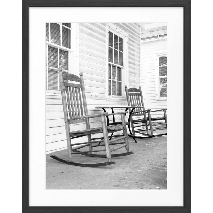 Poster Florida Key West ’Deckchair’ FL30 - Schwarz matt