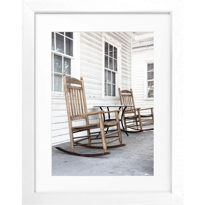 Poster Florida Key West ’Deckchair’ FL30 - Weiss 3cm