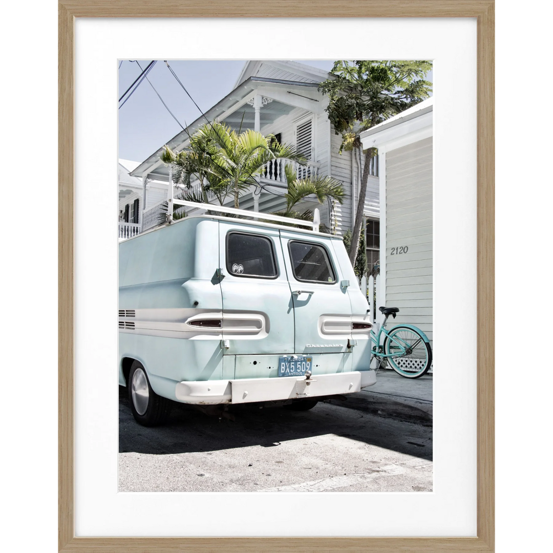 Poster Florida Key West FL23 - Eiche Furnier 1.5cm / S