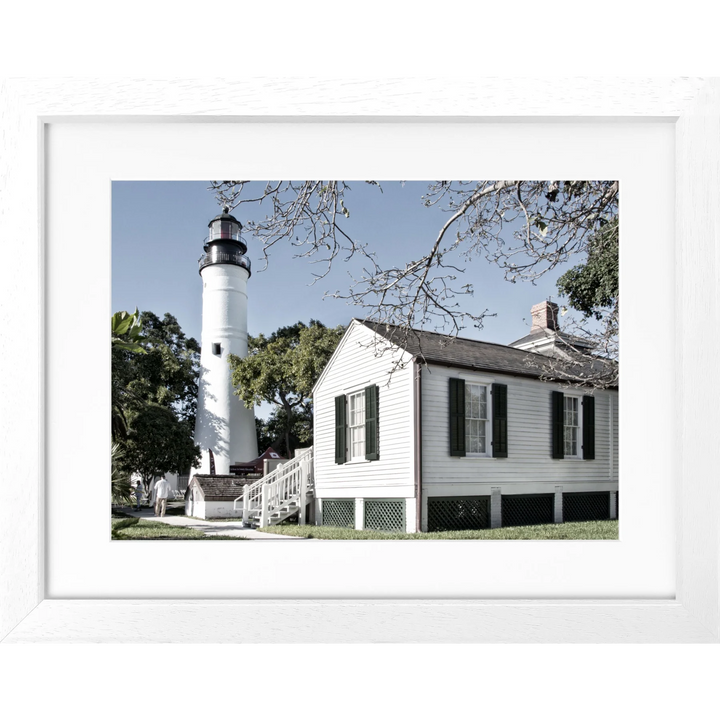 Poster Florida Key West ’Lighthouse’ FL10 - Weiss 3cm