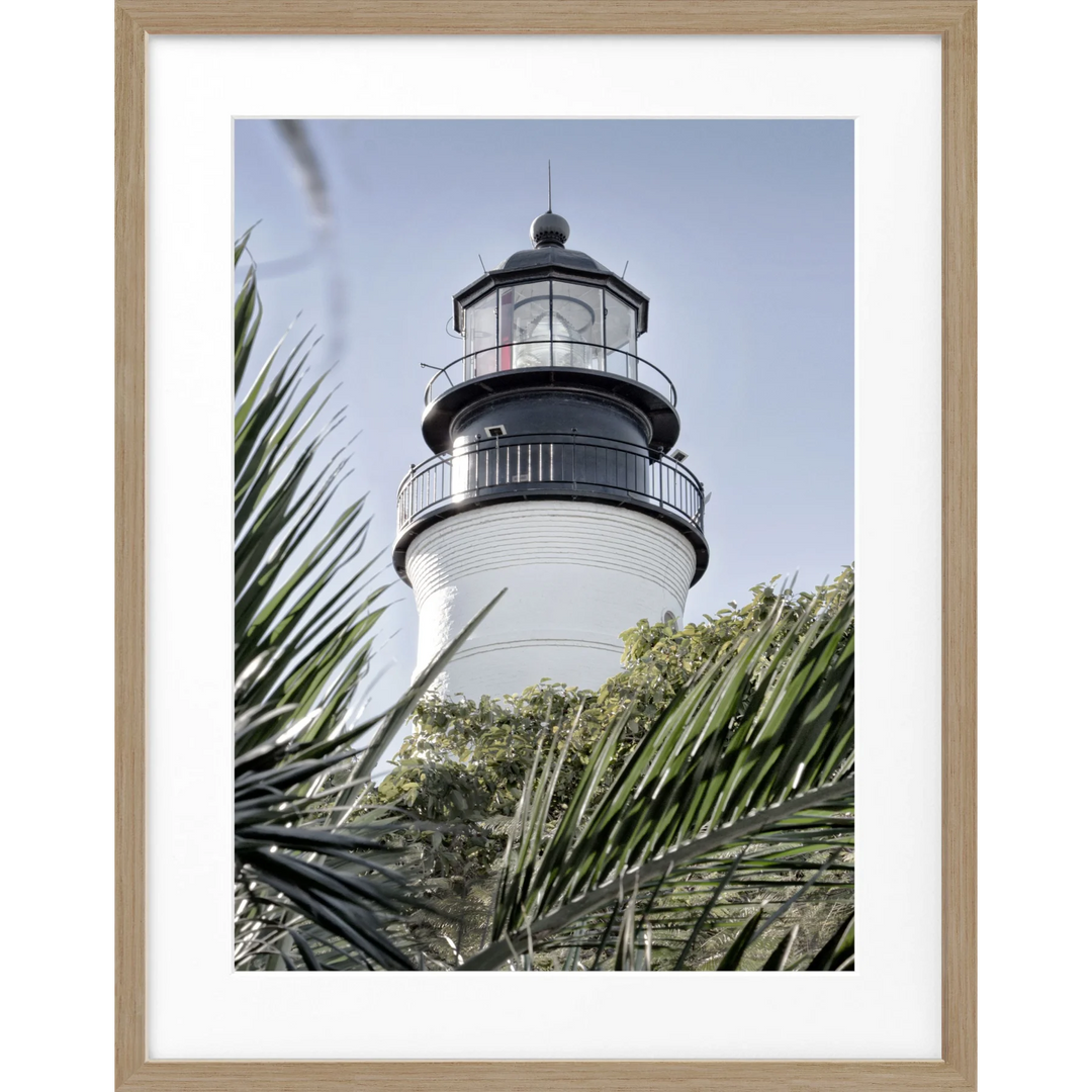 Poster Florida Key West ’Lighthouse’ FL28 - Eiche