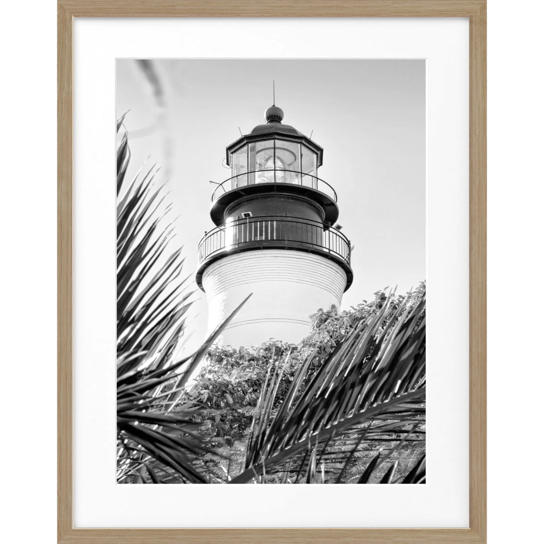 Poster Florida Key West ’Lighthouse’ FL28 - Eiche