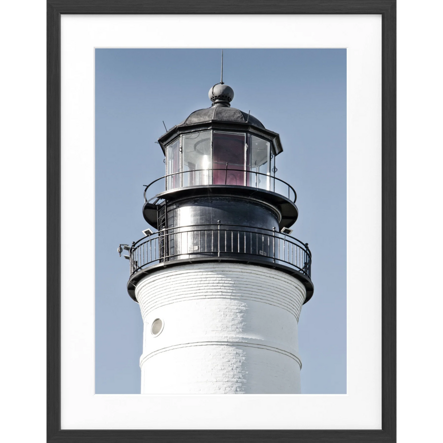 Poster Florida Key West ’Lighthouse’ FL36 - Schwarz