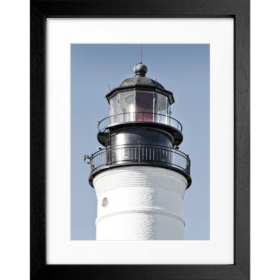 Poster Florida Key West ’Lighthouse’ FL36 - Schwarz 3cm