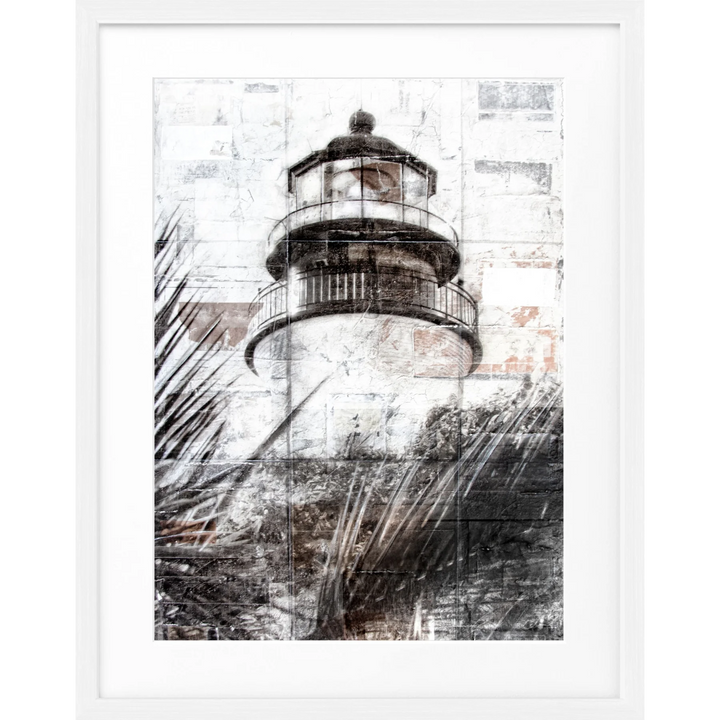 Poster Florida Key West ’Lighthouse’ GM75 - Weiss 1.5cm
