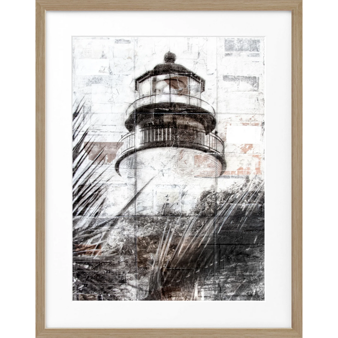 Poster Florida Key West ’Lighthouse’ GM75 - Eiche
