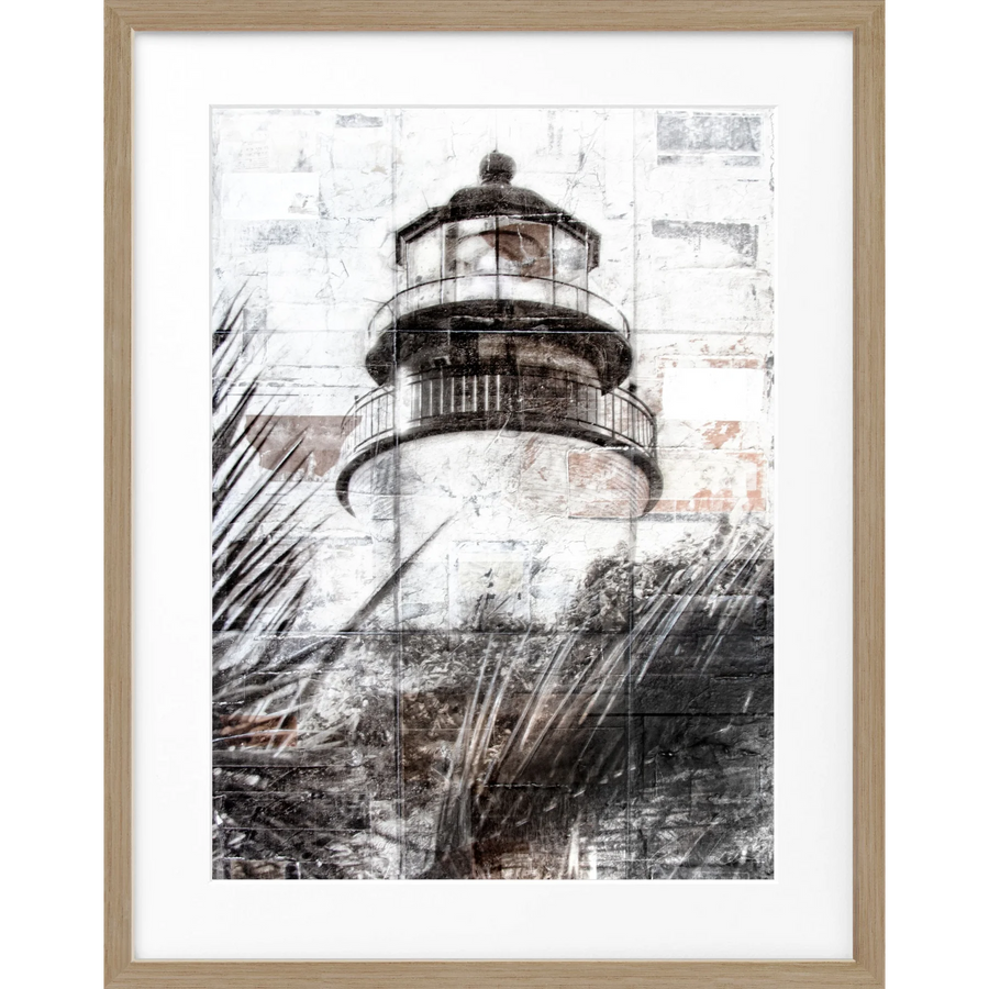 Poster Florida Key West ’Lighthouse’ GM75 - Eiche