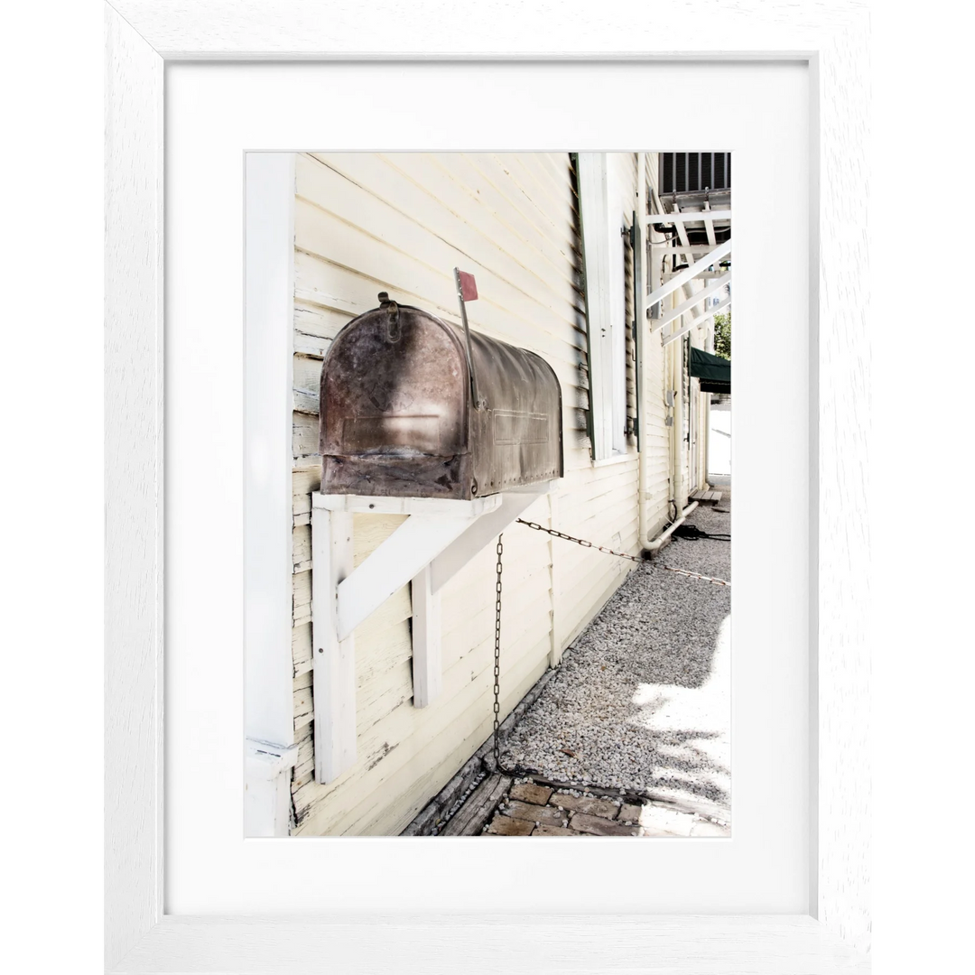 Poster Florida Key West ’Mailbox’ FL22 - Weiss 3cm / S