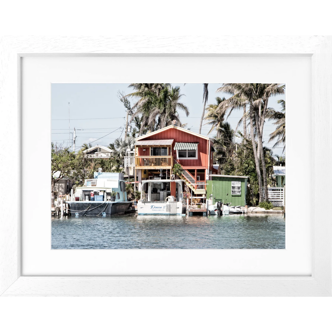 Poster Florida Keys FL01 - Weiss 3cm / S (31cm x 25cm)